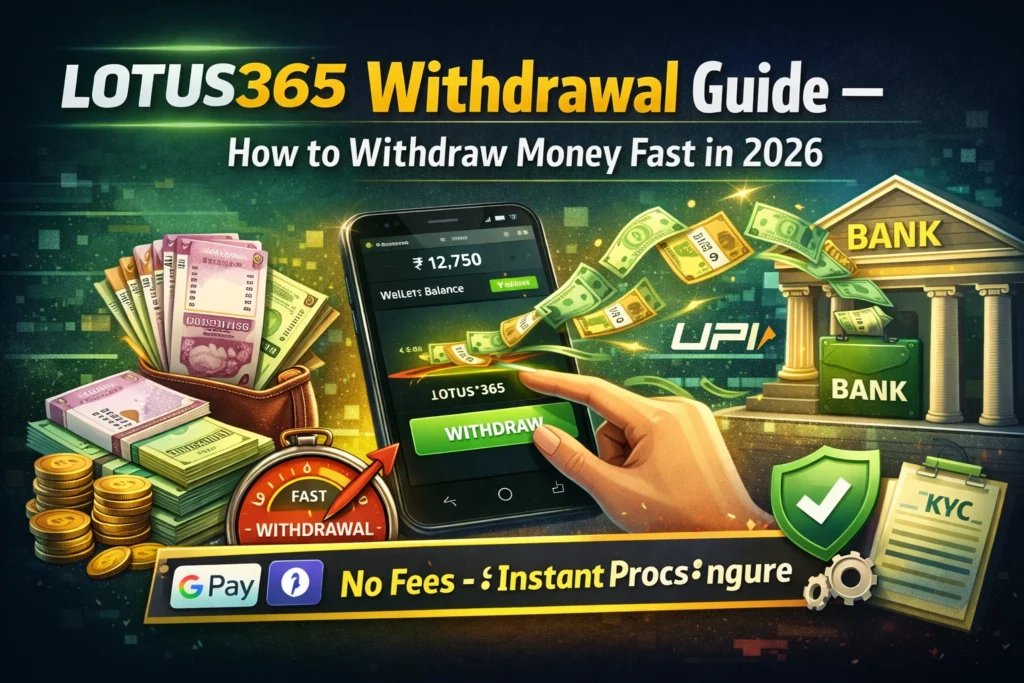 Lotus365 Withdrawal Guide