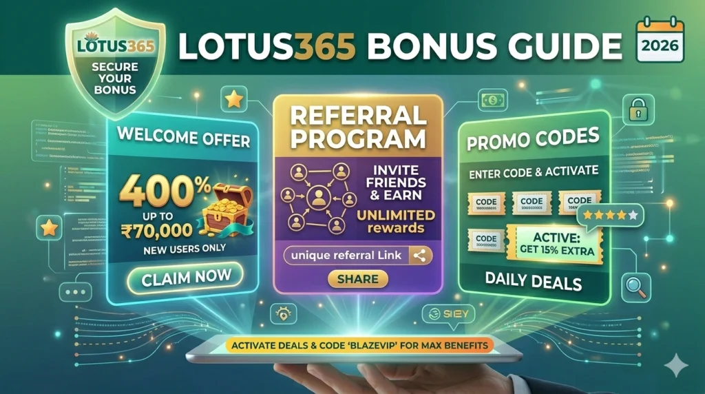 Lotus365 Bonus