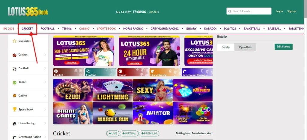 Lotus365 IPL Betting
