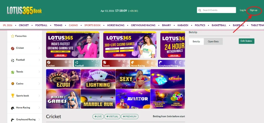 How to Create a Lotus365 ID