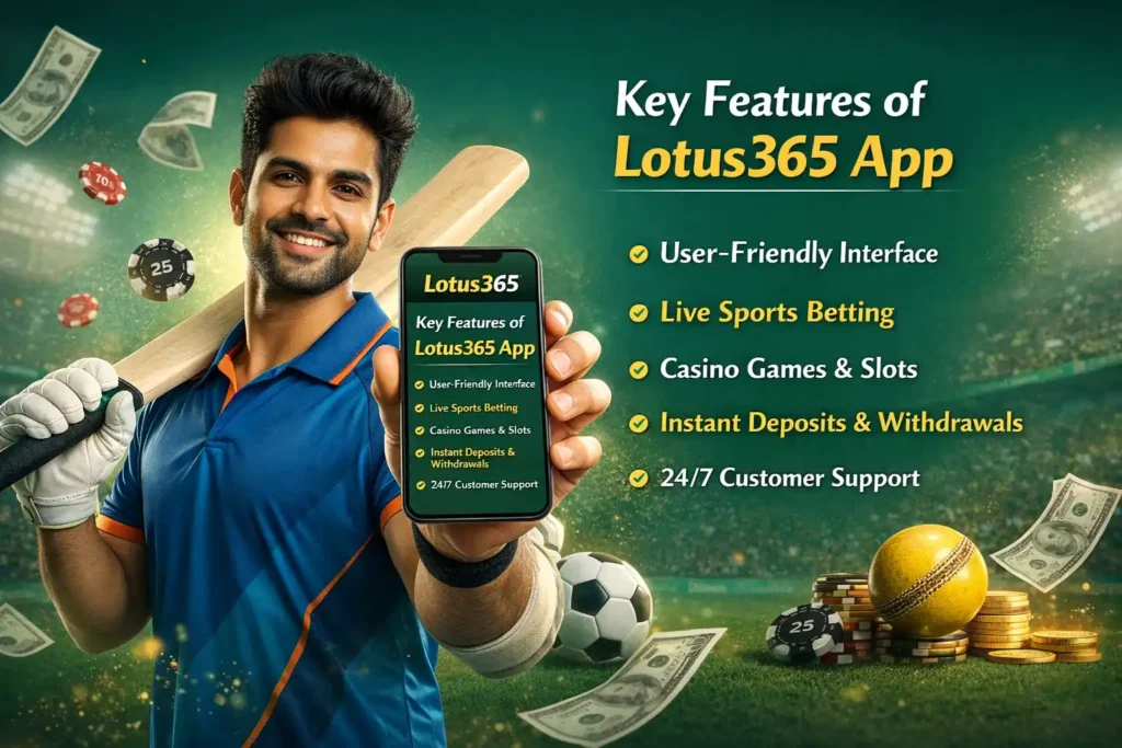 Key Features of Lotus365 App