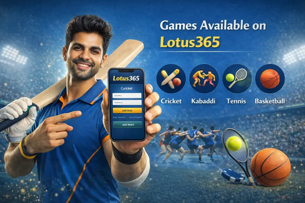 Lotus365 Games Available on Lotus365 Blue