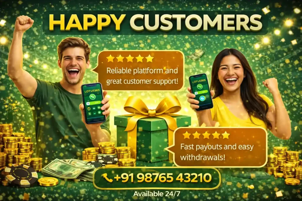 lotus365 customer care user