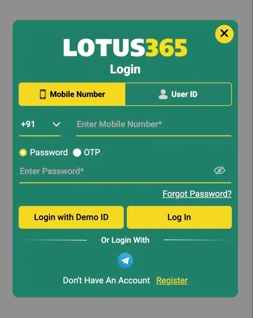 lotus365 Login Now
