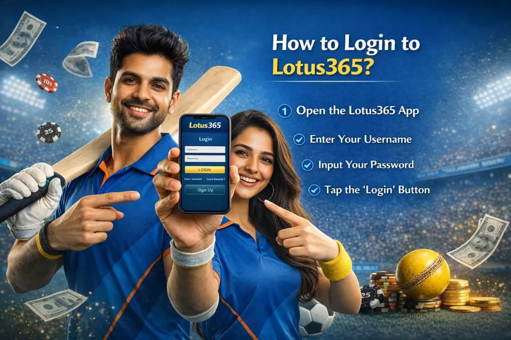 How to Login to Lotus365 Blue
