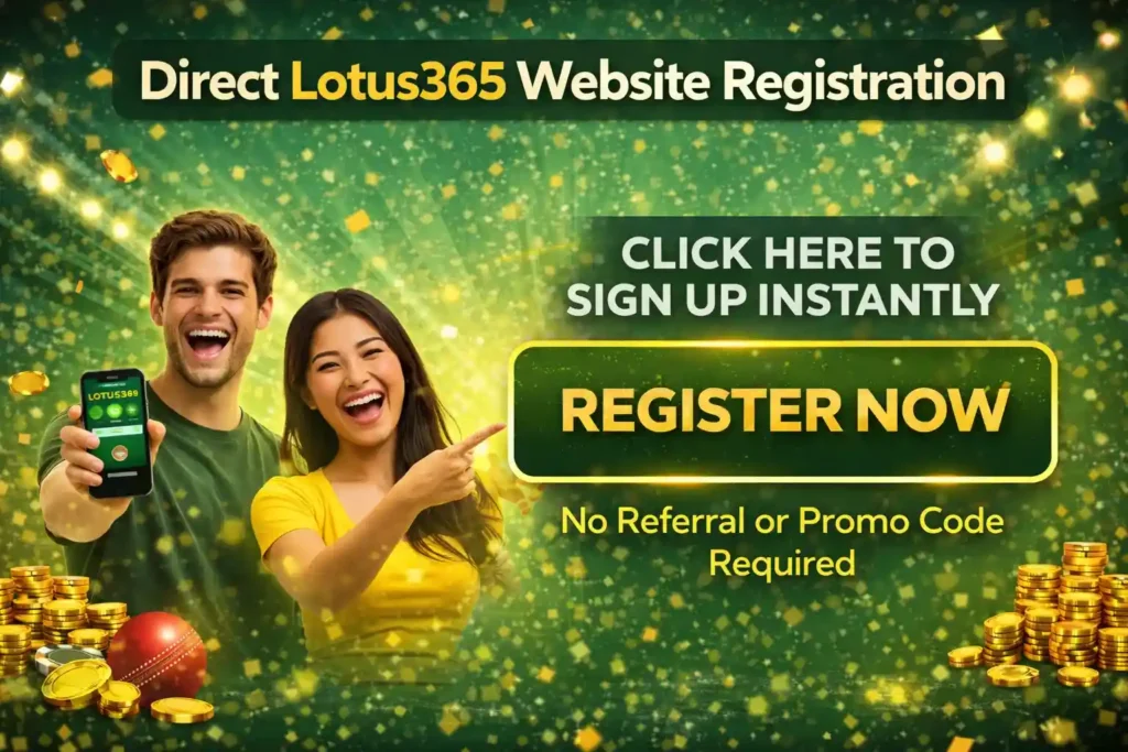 Lotus365 Register Now