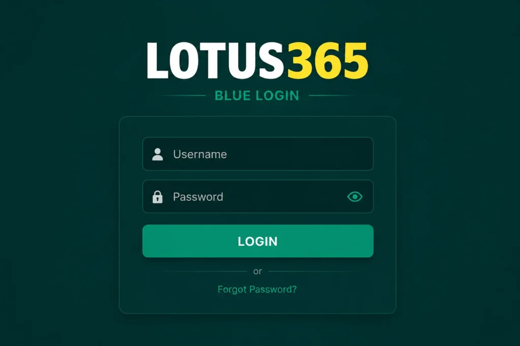 Lotus365 Blue Login