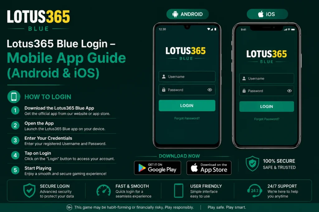 Lotus365 Blue Login – Mobile App Guide 
