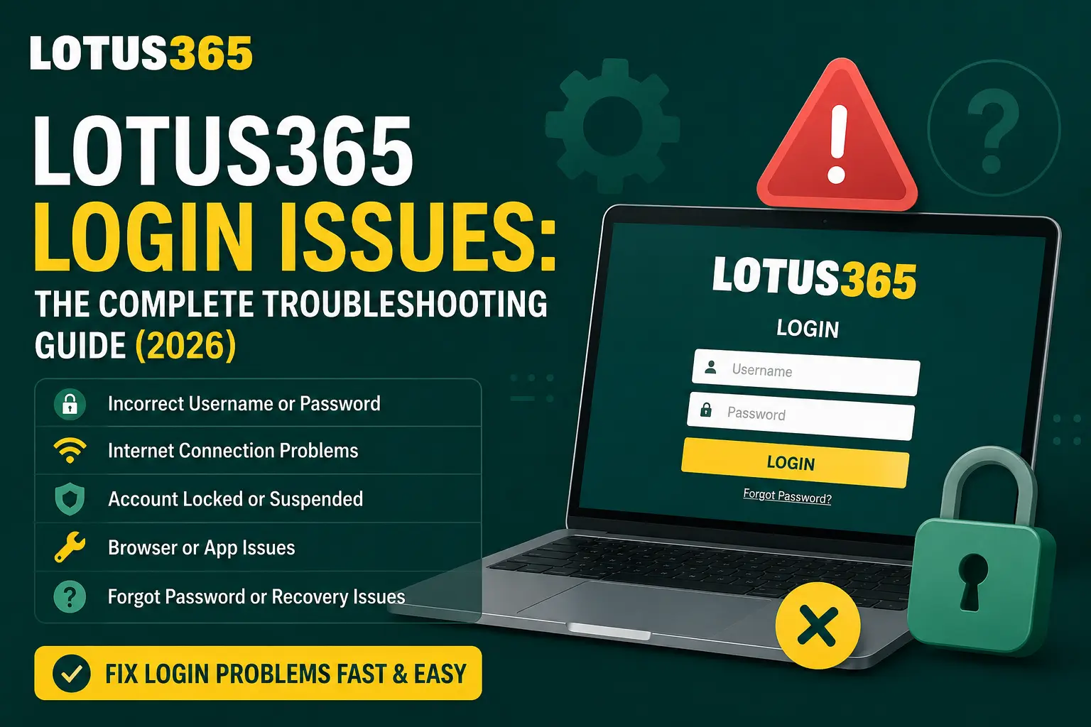 Lotus365 Login Issues: The Complete Troubleshooting Guide (2026) 2 Lotus365 Login Issues