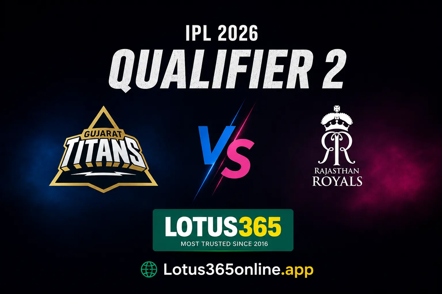 IPL 2026 Qualifier 2 Prediction: GG vs RR — Your Complete Lotus365 Match Analysis 3 Lotus365 ipl rr vs gt