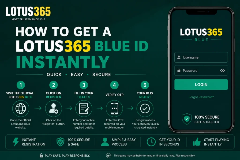 Lotus365 Blue Login – Step-by-Step Desktop Guide