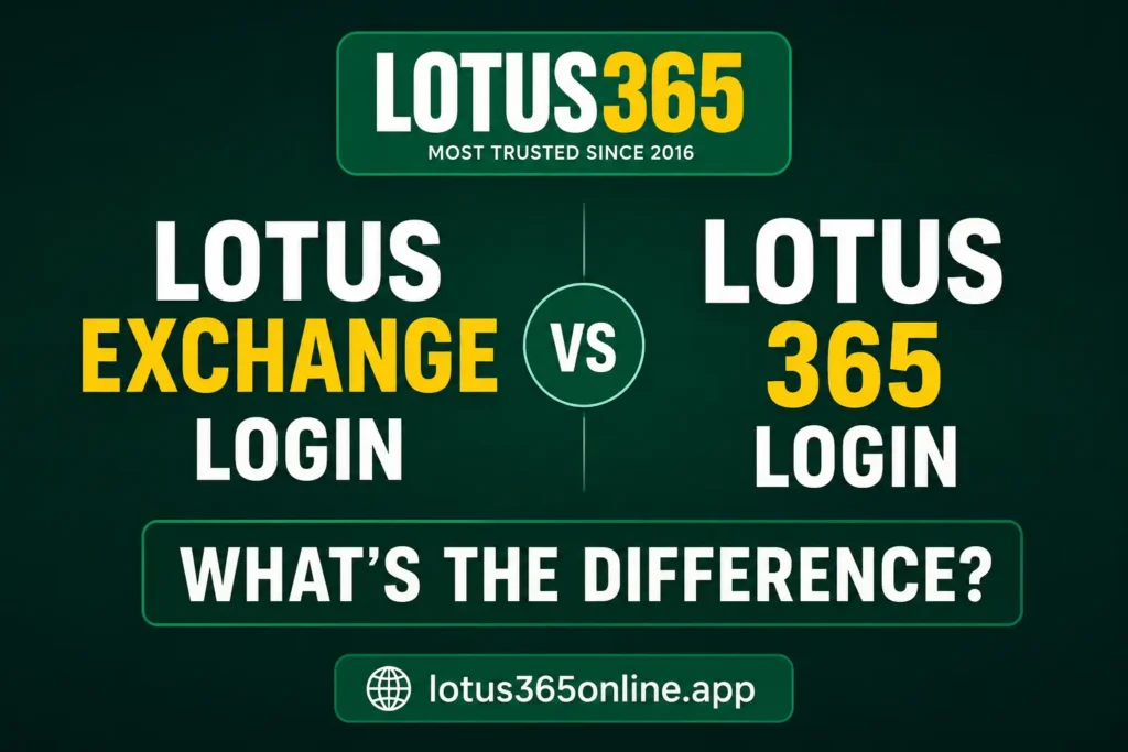 Lotus Exchange Login vs Lotus365 Login: What’s the Difference? 7 Lotus Exchange Login