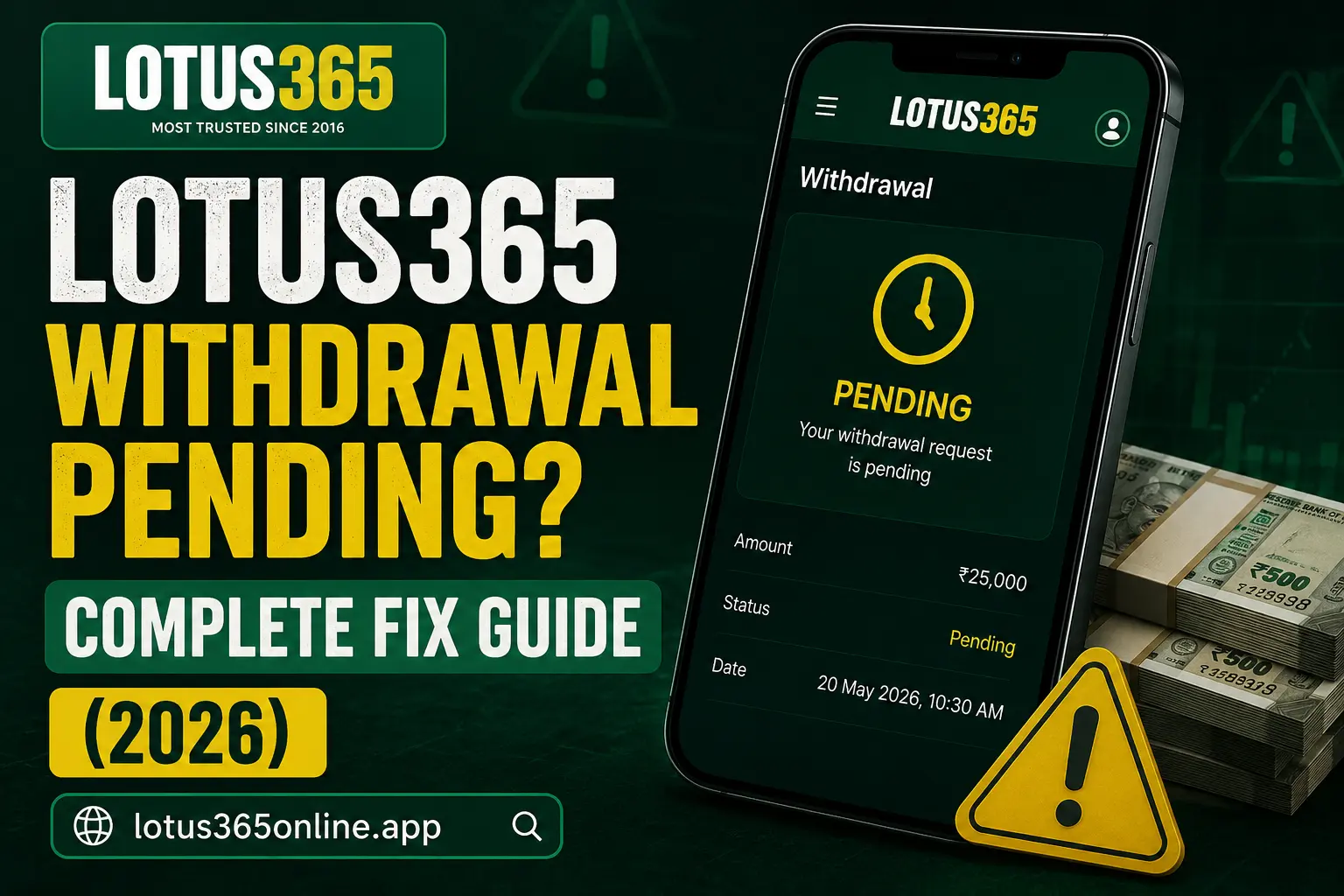 Lotus365 Withdrawal Pending? Complete Fix Guide (2026) 1 lotus365-withdrawal-pending