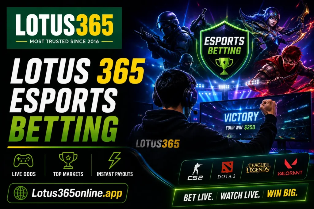 Lotus365 Sportsbook 9 Esports Betting
