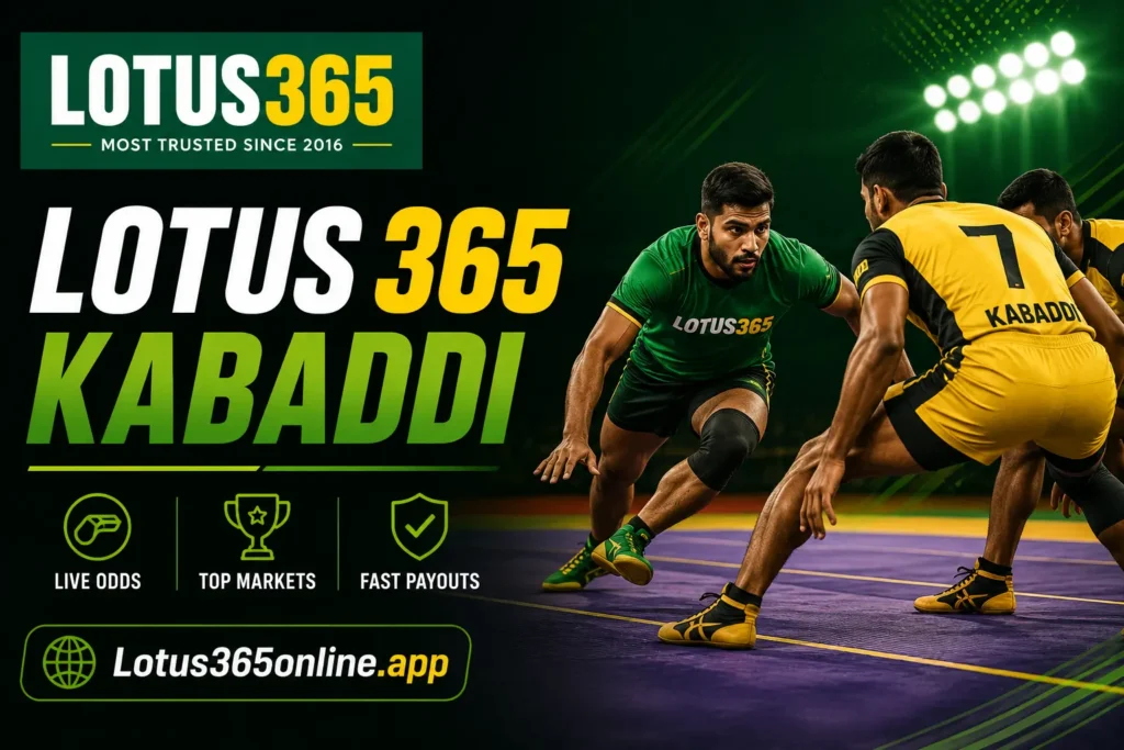 Lotus365 Sportsbook 5 Kabaddi Betting