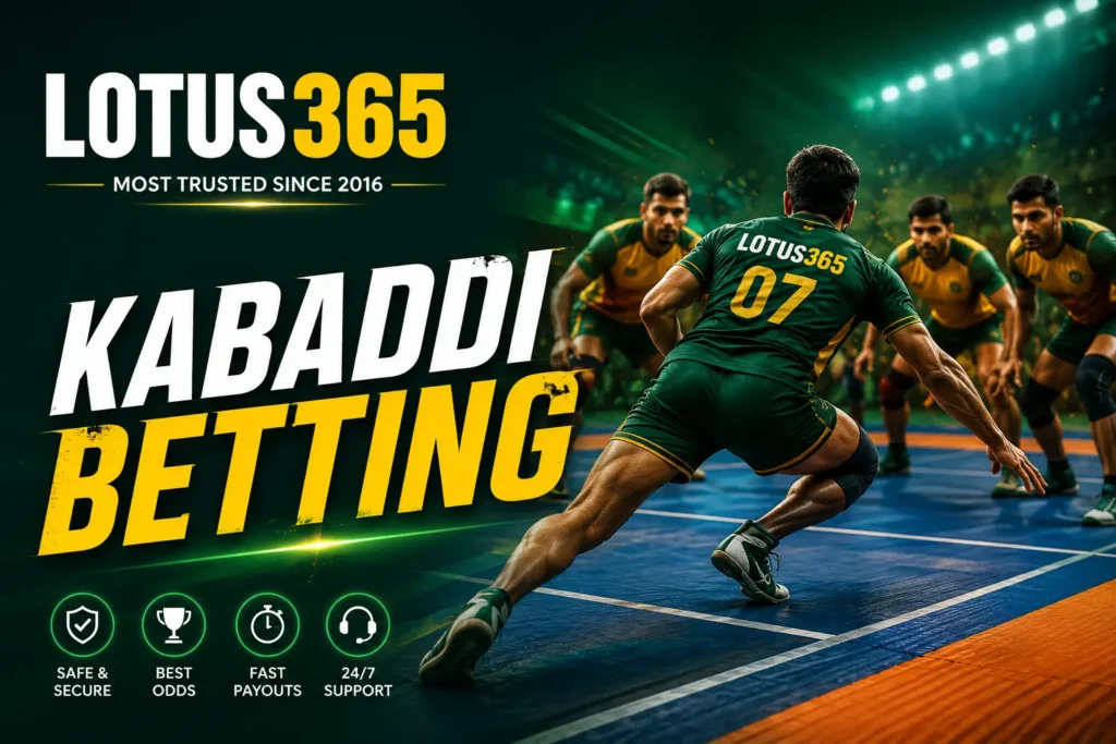 Lotus365 Kabaddi Betting
